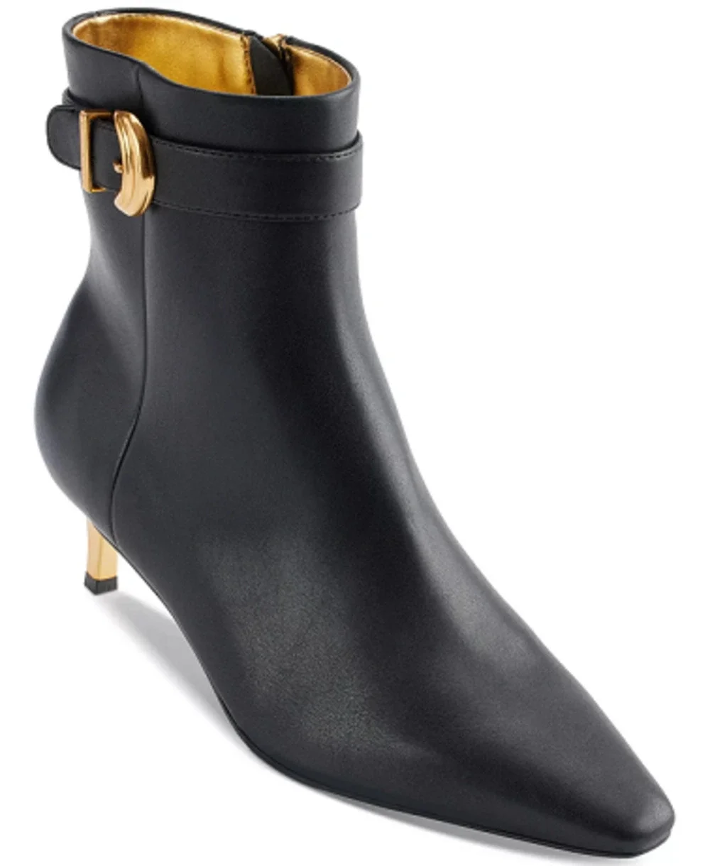 Donna Karan New York Womens Clair High Heel Ankle Black Size 11 - D19 - Picture 2 of 3